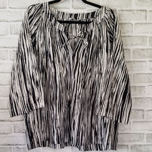 Calvin Klein 100% Silk Top Size 0X